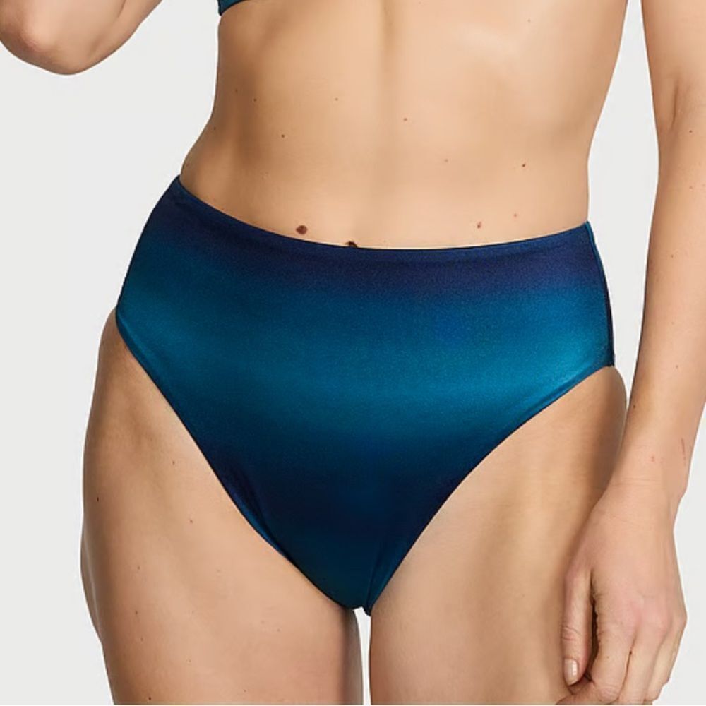 Victoria’s Secret‎ White High-Waist Full Coverage Bikini Swim Bottom Size M NWT